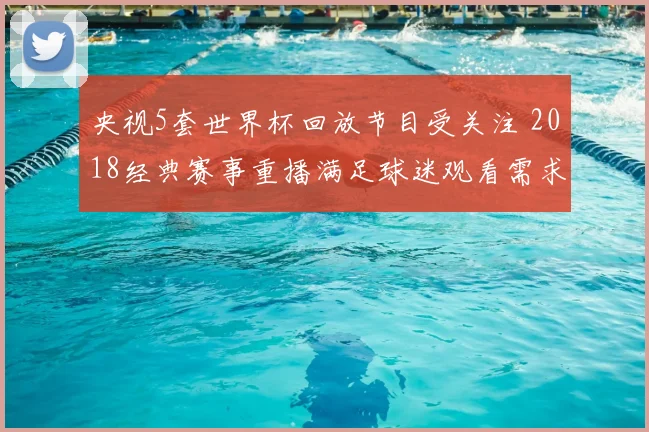 央视5套世界杯回放节目受关注 2018经典赛事重播满足球迷观看需求