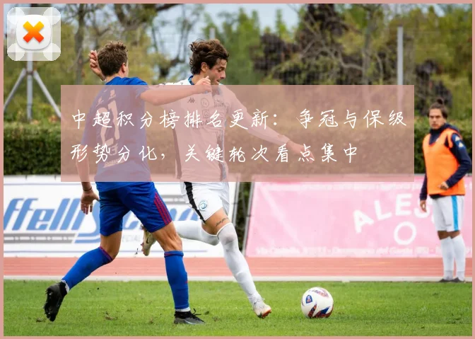 中超积分榜排名更新:争冠与保级形势分化,关键轮次看点集中