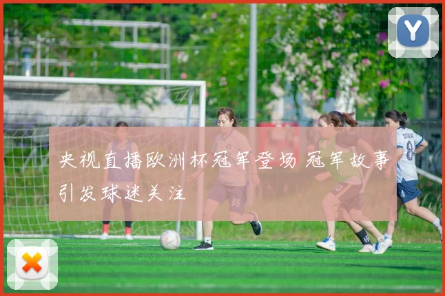 央视直播欧洲杯冠军登场 冠军故事引发球迷关注